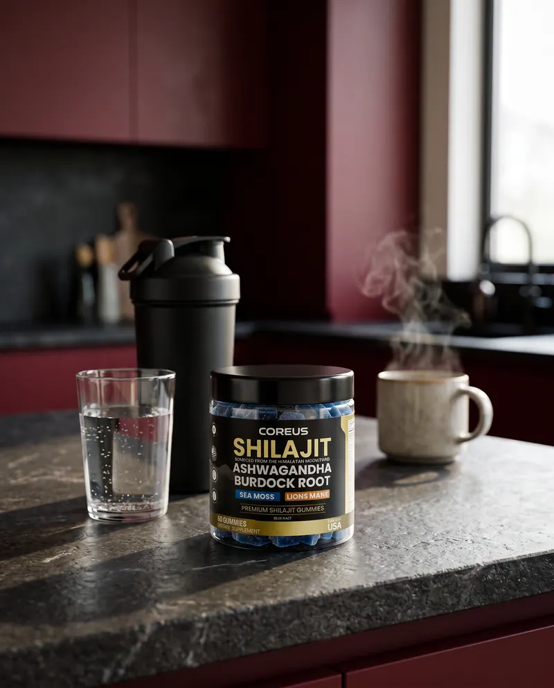 Alpha Stack jar on a kitchen counter